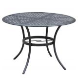 42" Outdoor Wrought Iron Dining Table