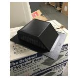 Slant Back Roof Vents in Black by the Box x2