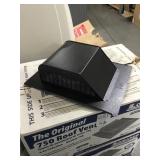 Slant Back Roof Vents in Black by the Box x2