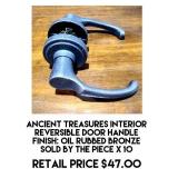 Ancient Treasure Interior Door Handle x 10