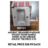 Ancient Treasures Passage Pocket Door Handle x 10