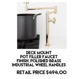 Deck Mount Pot Filler Faucet