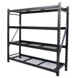 Heavy duty 4 shelf storage rack.