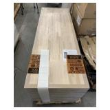 Butcher block countertops.