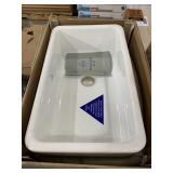 30in Farmhouse Single Basin Fireclay Kitchen sink.