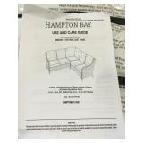 Hampton bay Windsor Sectional seat.