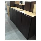 Calibra II Autumn Brown wall cabinets x3.