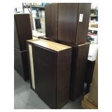 Calibra II Autumn Brown wall cabinets x4.