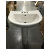 American Standard pedestal sink. Display.