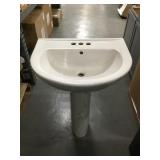 American Standard pedestal sink.