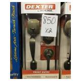 Schlage Dexter Front Entry Handle Set x2.