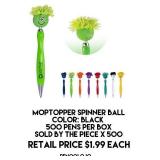 Moptopper Spinner Ball Pen x 500