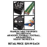 Franklin Sports Table Top Set x 4