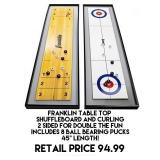 Franklin Table Top Shuffleboard & Curling Game