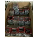 Everbilt sheet metal screws by the box.