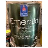 Sherwin Williams emerald interior paint x4