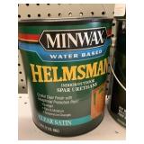 Minwax water based spar urethane x2