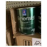 Sherwin Williams emerald acrylic latex paint x4