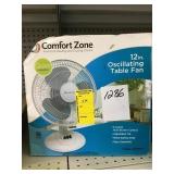 12" Oscillating Table Fan