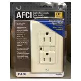 AFCI Duplex Receptacle with Face Plate x 6