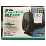 3/4 HP Florence convertible jet pump.