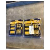 IRWIN 30pc. Screwdriver bit set x2