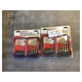 Autocraft 15pc. Split point drill bit set x2