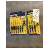 IRWIN countersink tool sets by the set x2