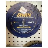 IRWIN WeldTec 7-1/4in. 24T saw blades x10