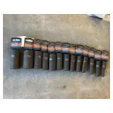 1/2in. Drive 13pc. Impact socket set .