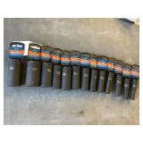 1/2in. Drive 13pc. Impact socket set .