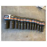 1/2in. Drive 13pc. Impact socket set .