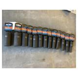 1/2in. Drive 13pc. Impact socket set .