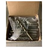 Box of 15/32in. HSS drill bits.