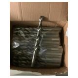 Box of 23/64in. HSS drill bits.