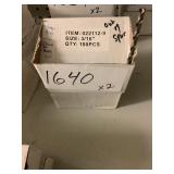 3/16in. HSS drill bits by the box x2