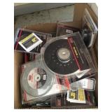 Grinding stones, backing pads and emery cloth