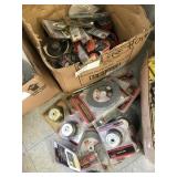 Wire wheels, backing pads, and rotory files