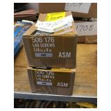 everbilt. 1/4in. x 4in. zinc Lag screws x 2 boxes