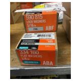 Everbilt 5/16in. Lock/flat washers by the box x3