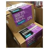Everbilt 5/8-8in. Hex bolts sold by the box x2