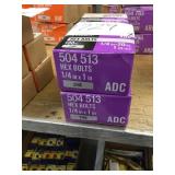 Everbilt 1/4in. X 1in. Hex bolts by the box x4