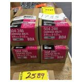 Everbilt 3/8x3-1/2in carriage bolts x4