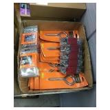 cable bolt, lock nuts, washers, sheet metal screws