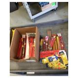 Tile bits, rototzip bits, files and taps.