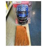 Firepower Welding Helmet & Gloves