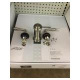 Brushed Nickel 3 Hole Bidet w/Lever Handles
