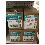 Single gang toggle switches x 12