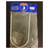 Zinc Plated Post Loop by the Case x 3