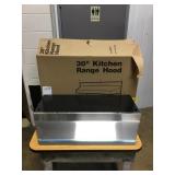 30" Kitchen Range Hood Shell